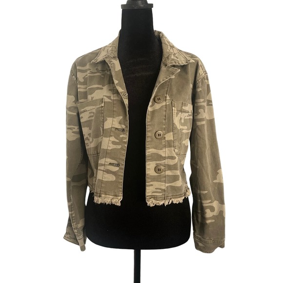 Sanctuary Jackets & Blazers - Cool Sanctuary Cropped Jacket Camo - XXSP